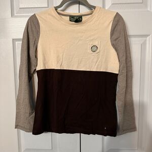 LRL‎ Ralph Lauren Active M Long Sleeve T Snowflake Crest Pocket